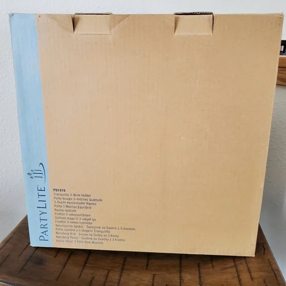 NIB Tranquility Bowl with Tealight Candle Holder- New In Box - Picture 12 of 13